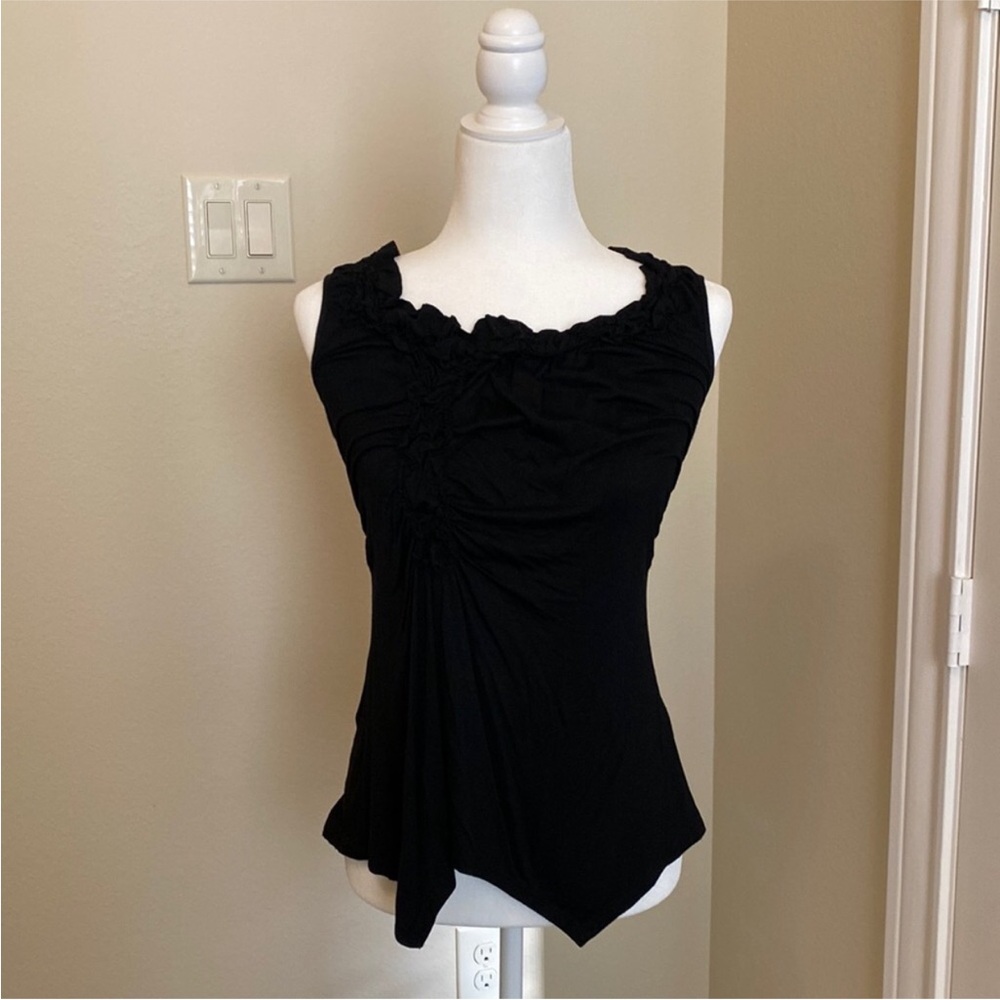 Elegant Black Sleeveless Top